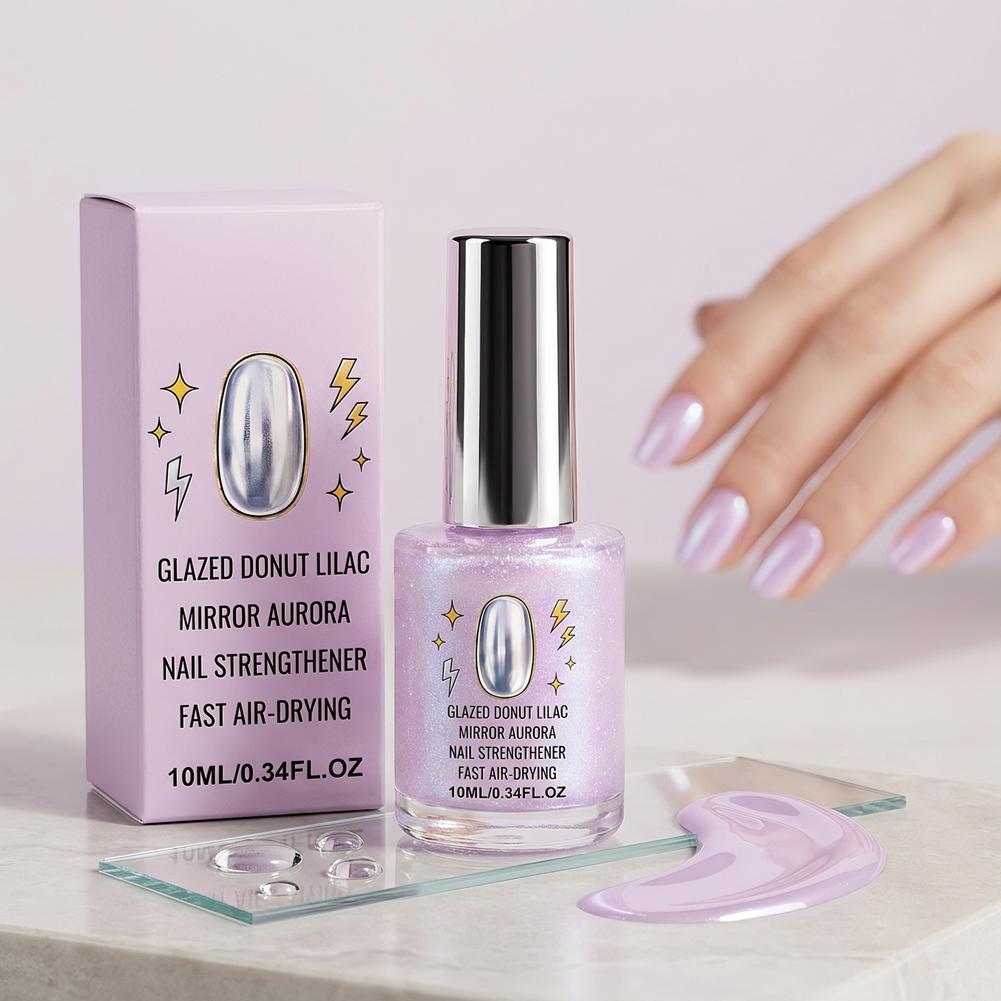 10ML Glazed Donut Lilac mirror - Nail Art Lilac review and price