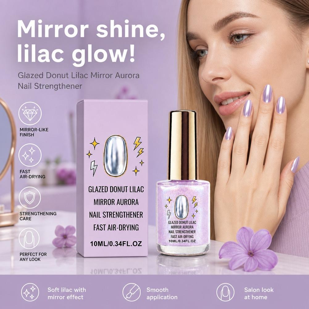 10ML Glazed Donut Lilac mirror - Nail Art Lilac review and price