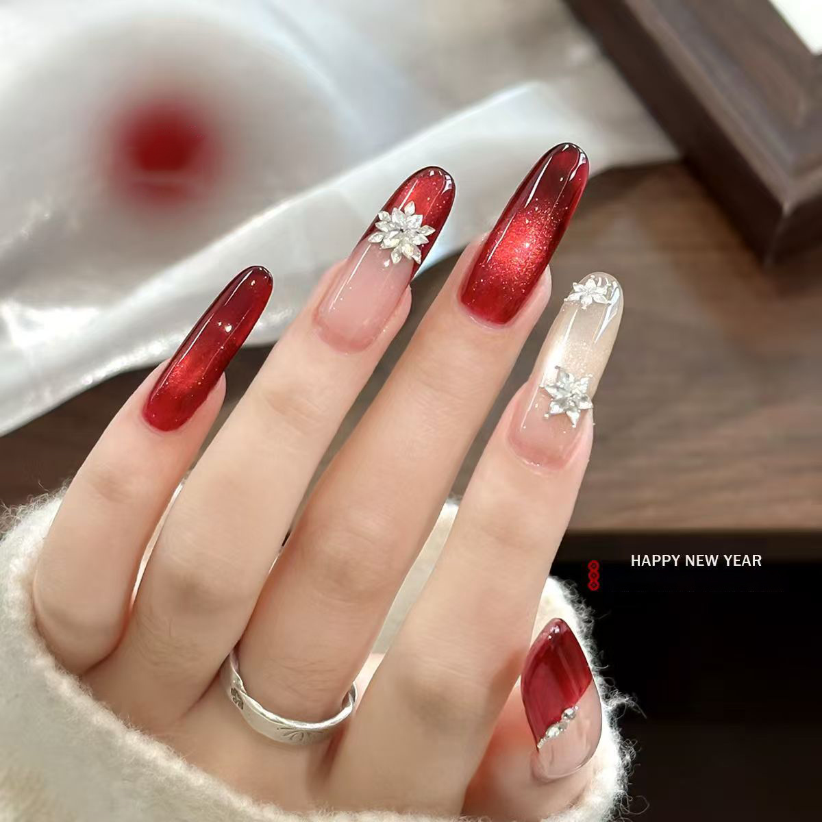 1pc 9-Color Red Solid Nail Pol - Nail Art Red Cherry review and price