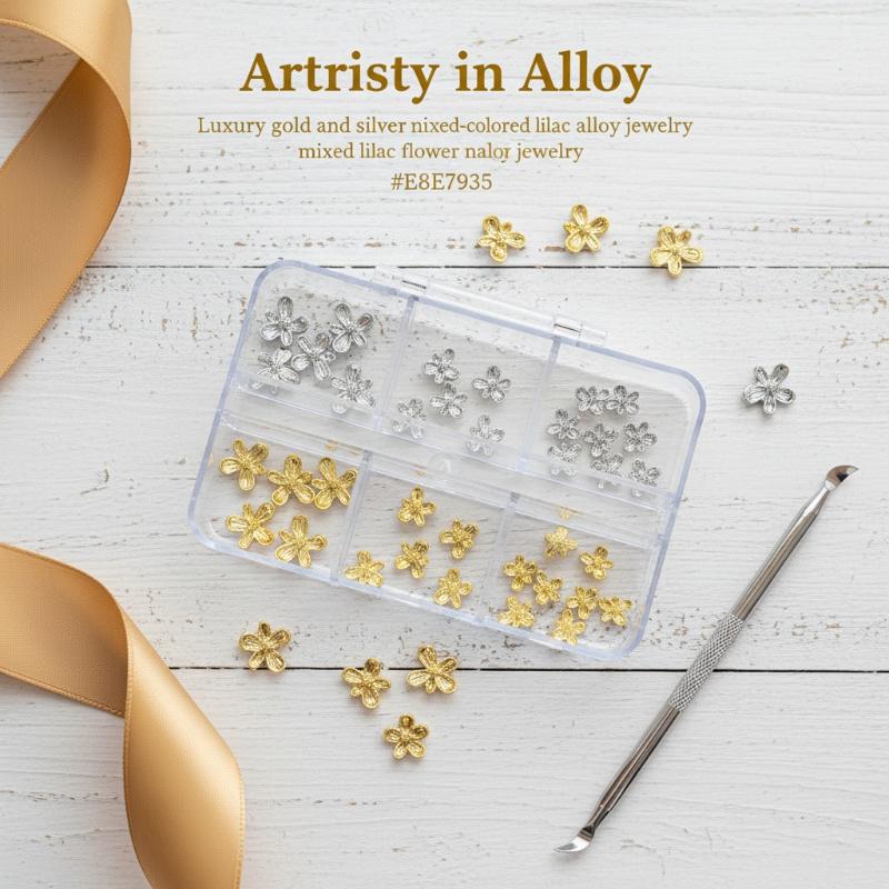 3D Alloy Nail Art Decorations  - Nail Art Lilac review and price