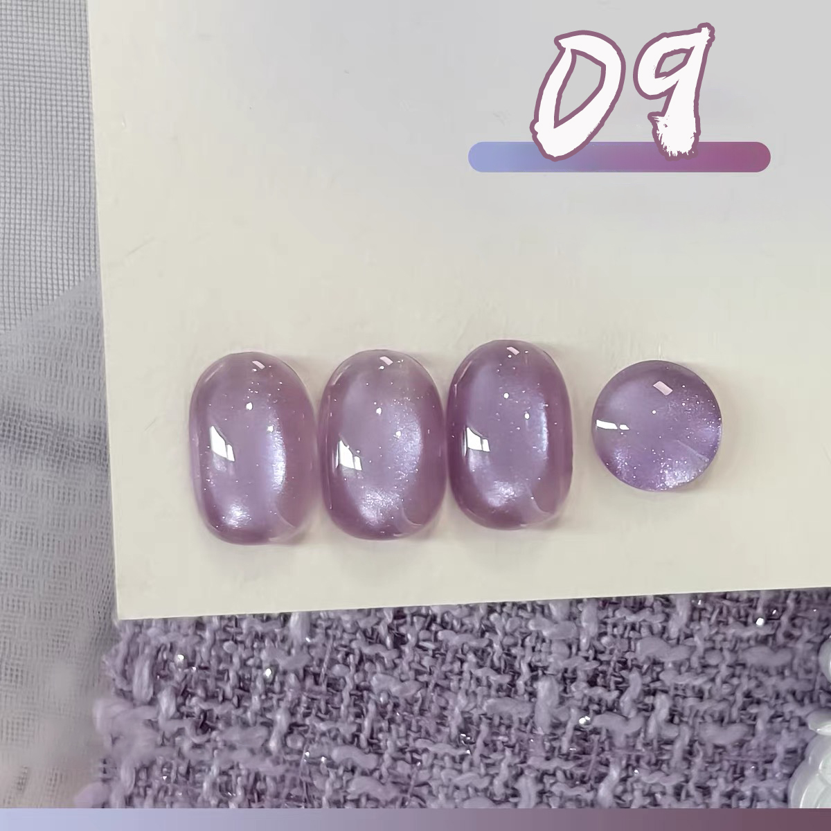 SHAKA 1-12pcs Ice Transparent  - Nail Art Lilac review and price