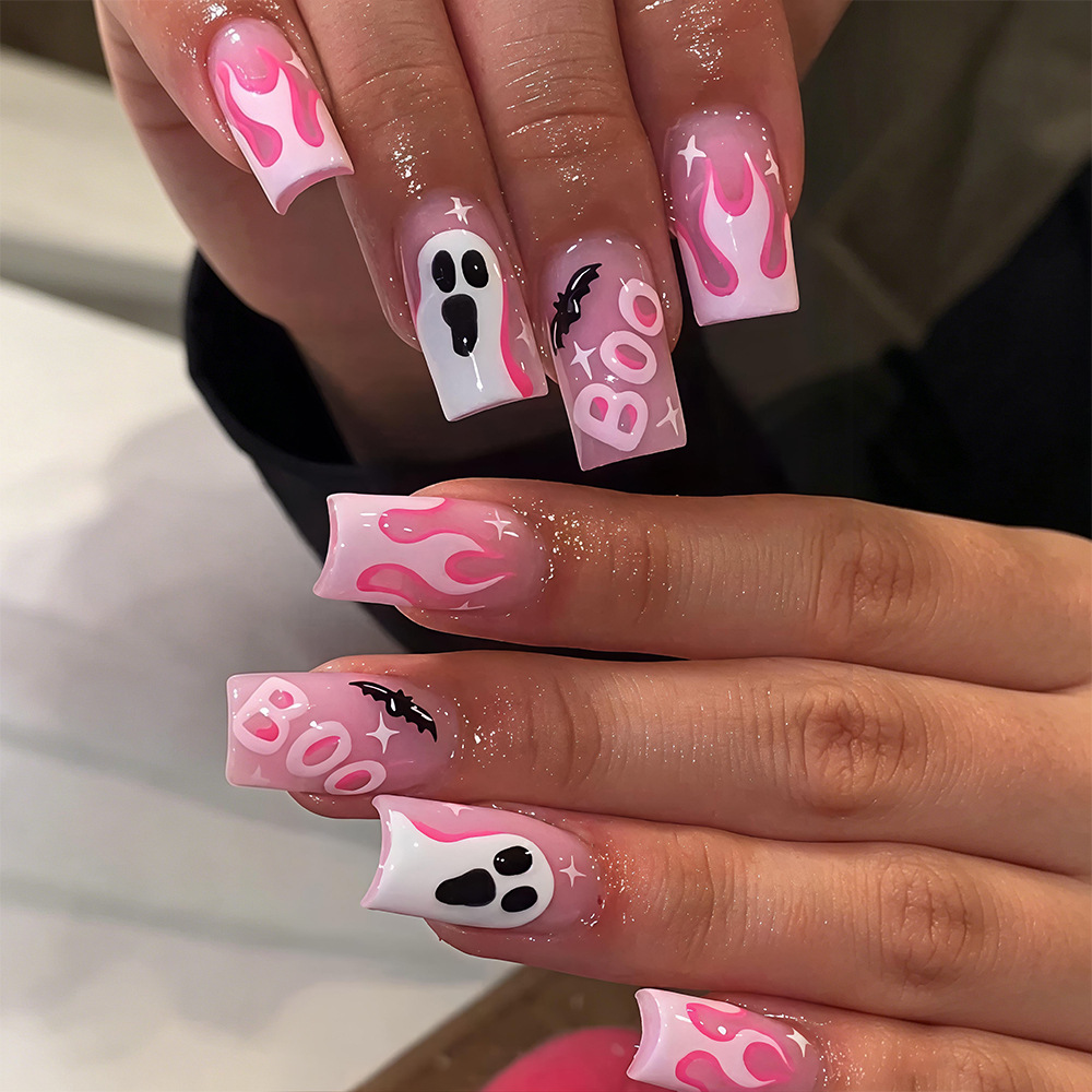24Pcs Halloween Press On Nails - Nail Art Fake review and price