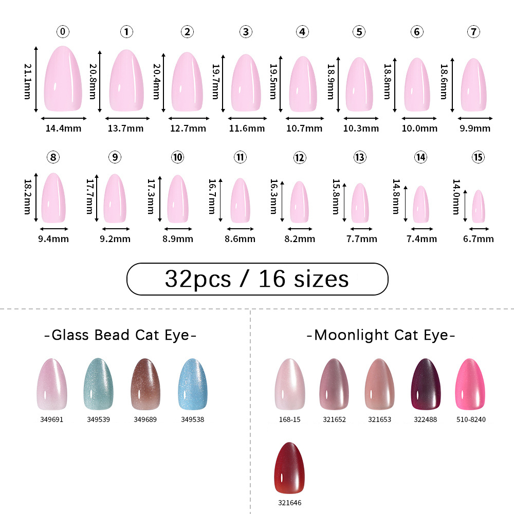 VITAGWX 32pcs Press on Nails A - Nail Art Glitter review and price