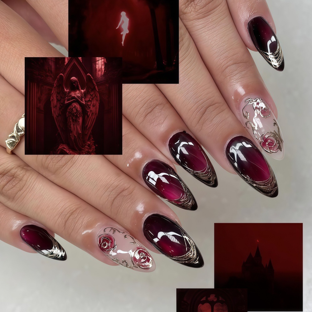 3D fake nails for women girls  - Nail Art Fake review and price