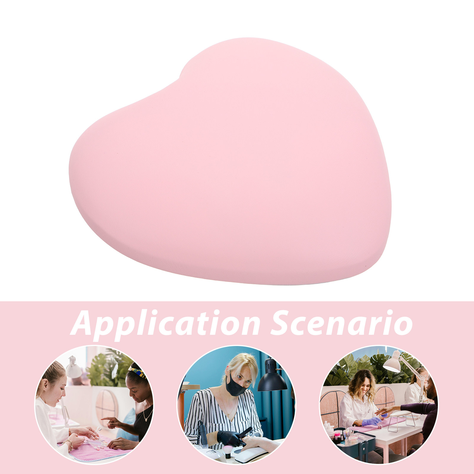 Manicure Hand Rest Cushion Pin - Nail Art Pink Soft review and price