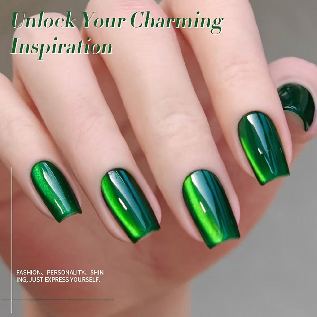 1pcs 2026 New Imperial Strobe  - Nail Art Emerald Green review and price