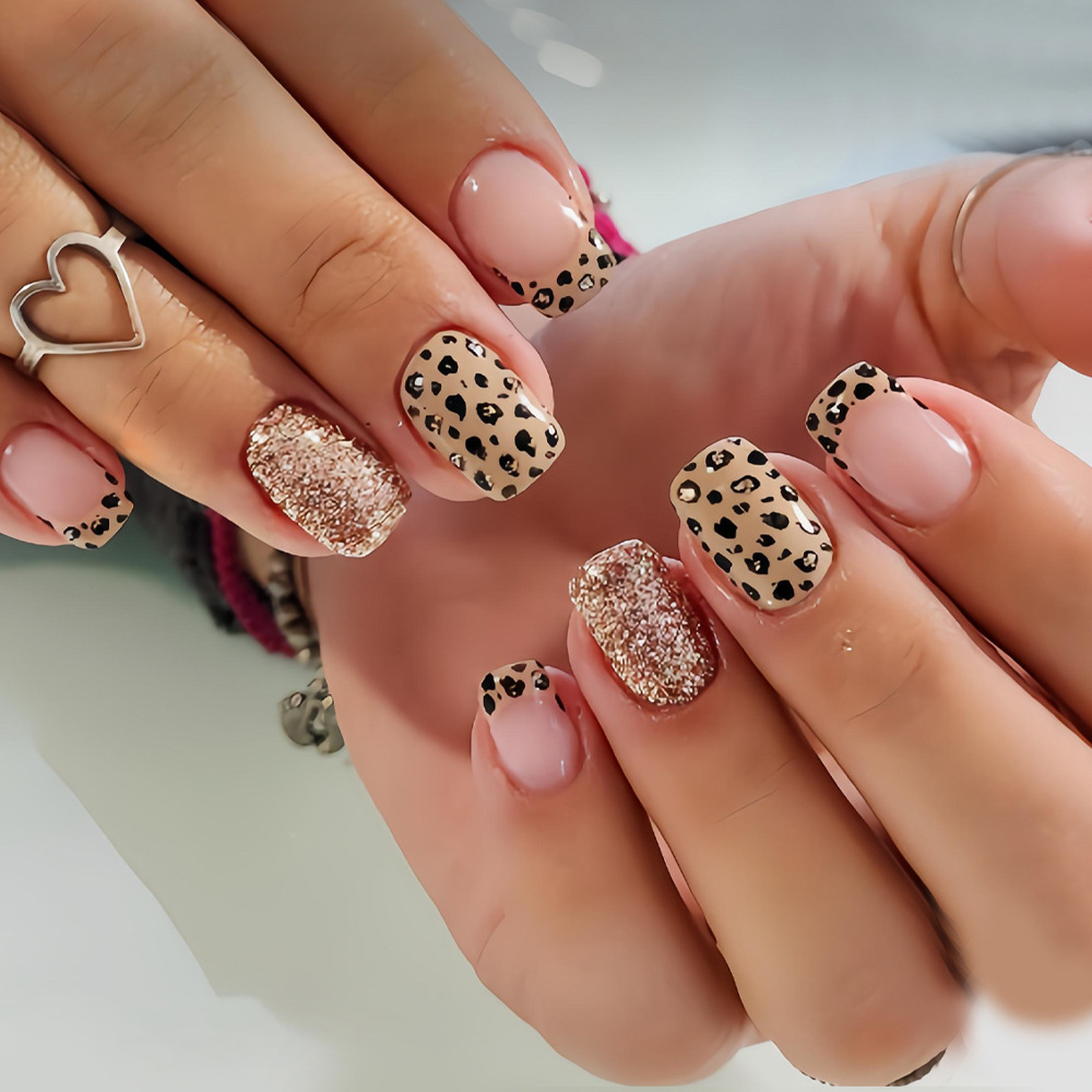 Short long fake nails for wome - Nail Art Glitter review and price