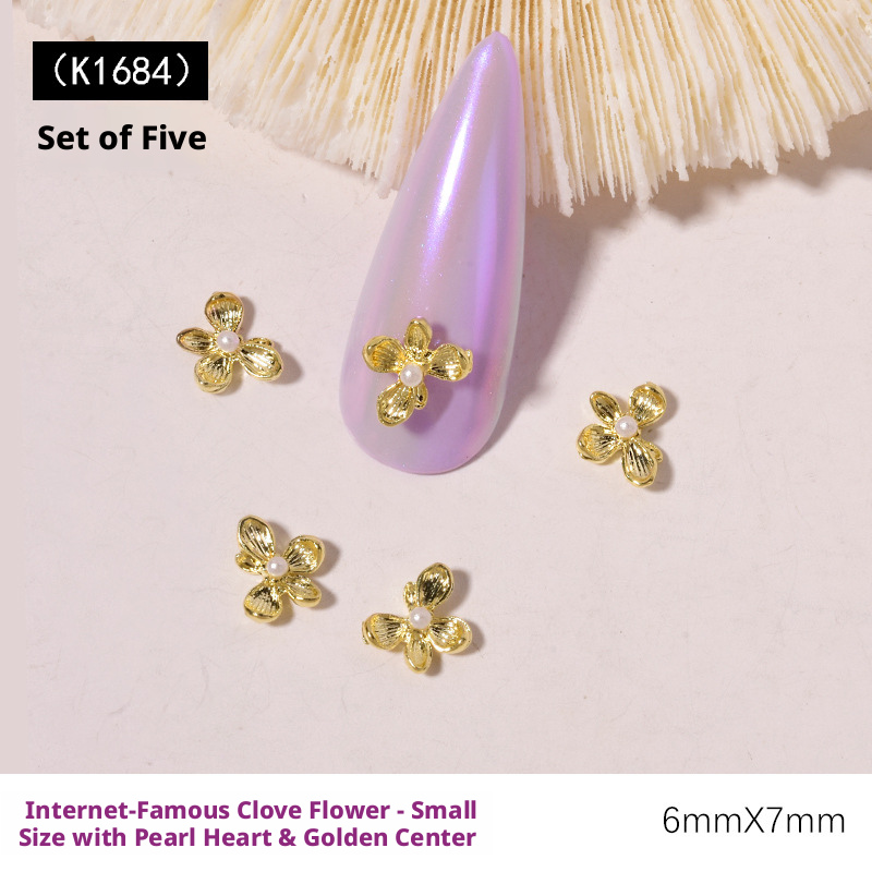 10Pcs Y2K Lilac Flower 3D Nail - Nail Art Lilac review and price