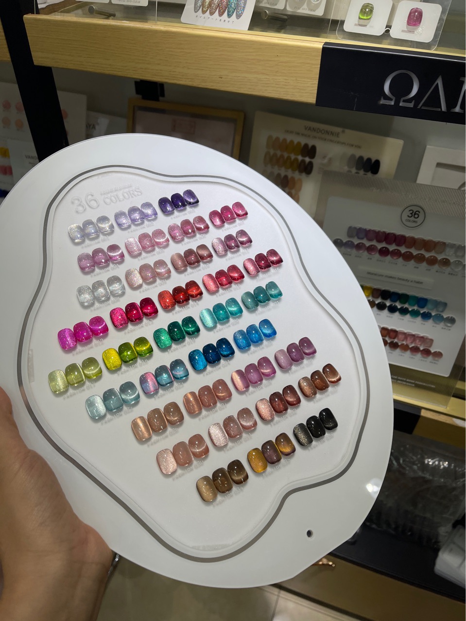 2026 U Omeei 36 Colors Cat Eye - Nail Art Glitter review and price