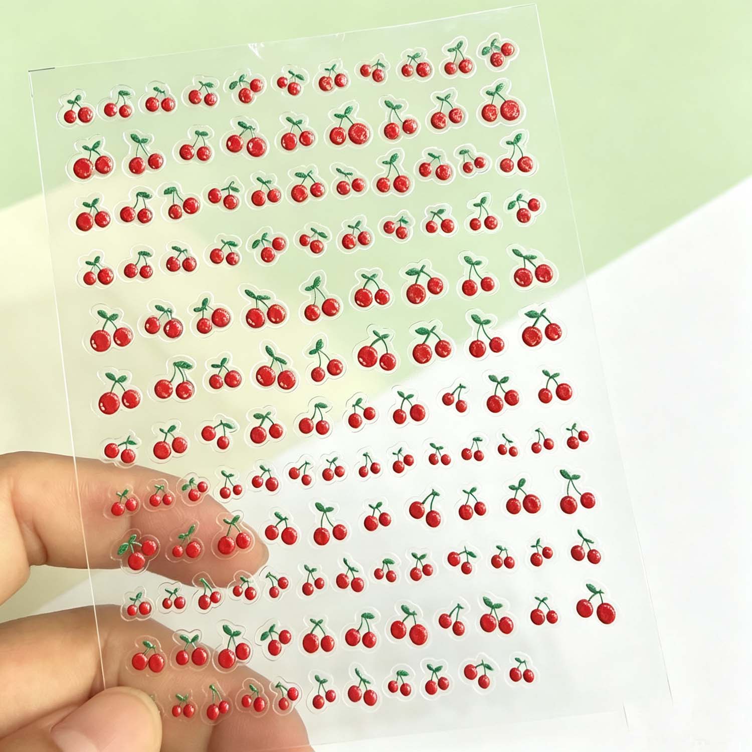 Cherry 5D Nail Stickers Red Fr - Nail Art Red Cherry review and price