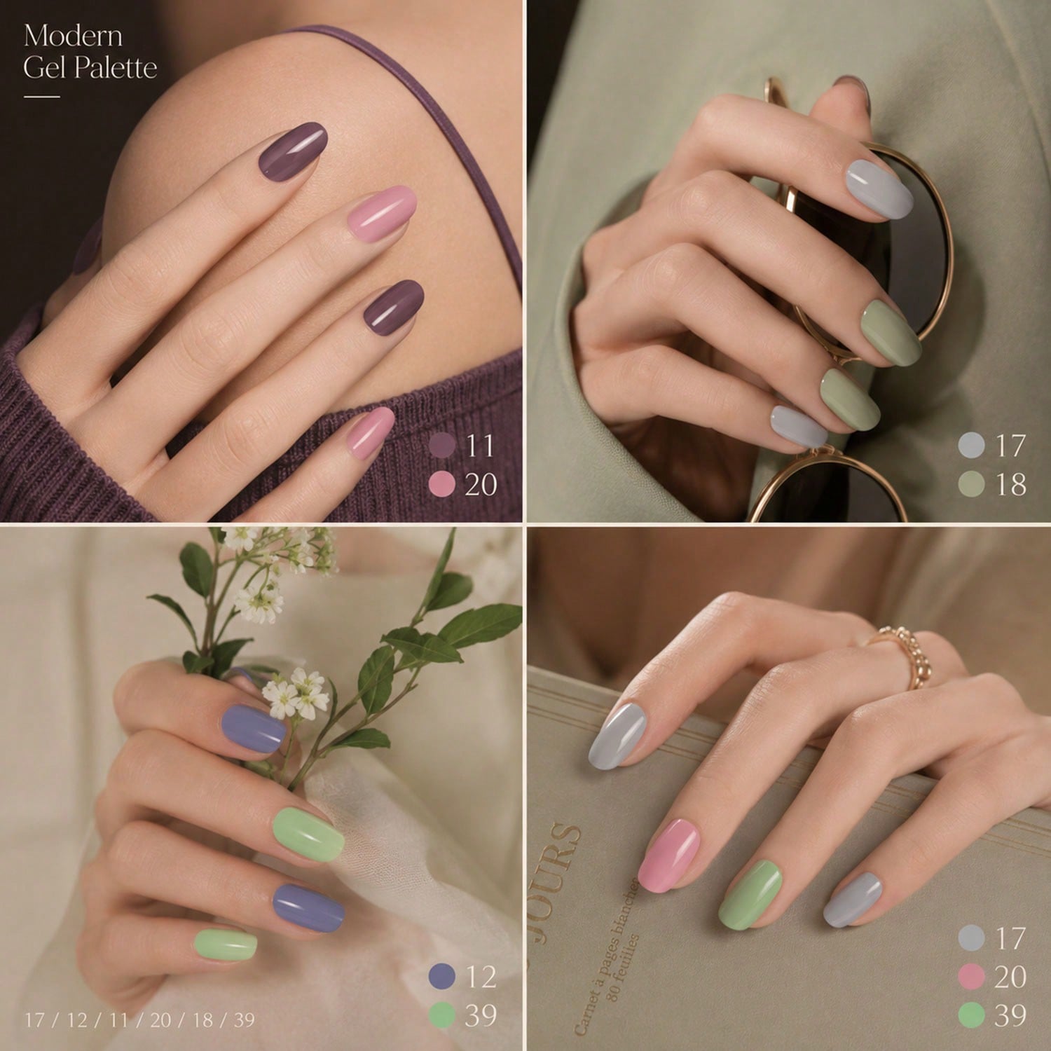 6Pcs 15ml Gel Polish Set,Cool  - Nail Art Pink Soft review and price