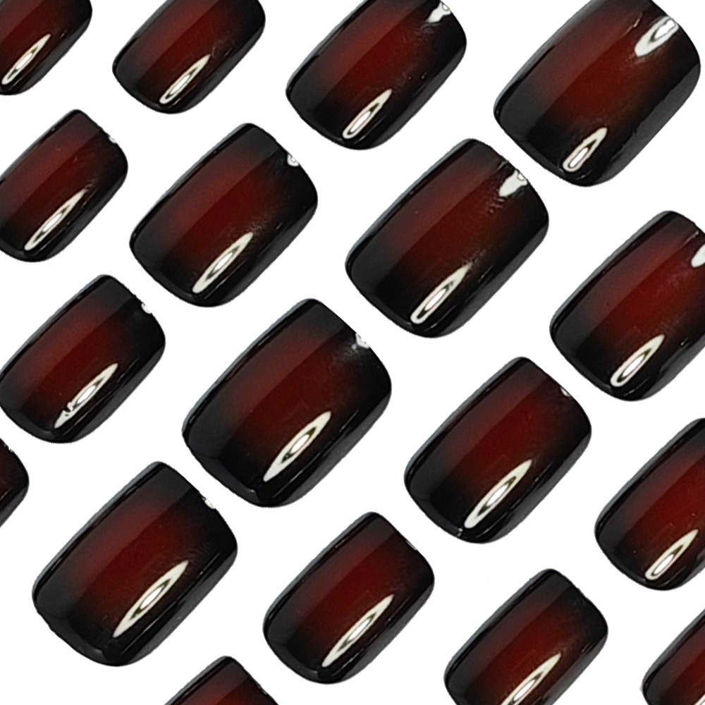 Short Square fake nails for wo - Nail Art French review and price