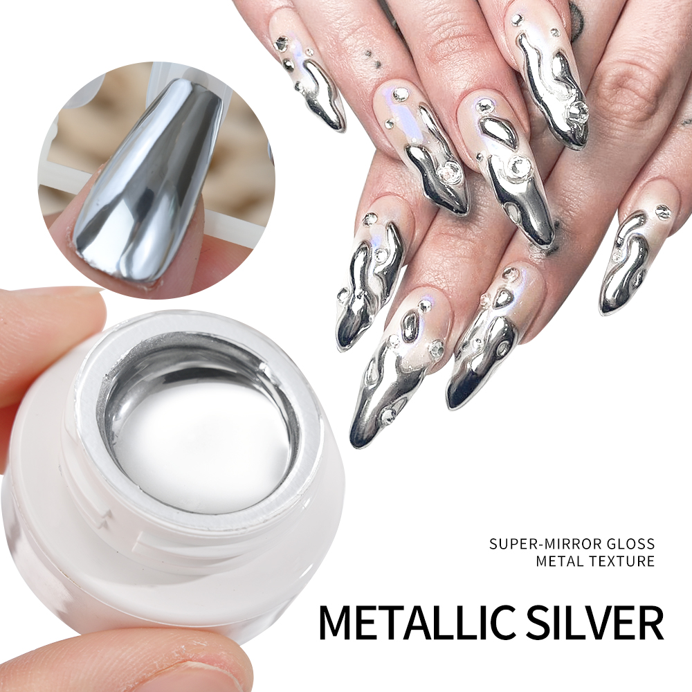 Mirror Metallic Nail Polish Ge - Nail Art Chrome review and price