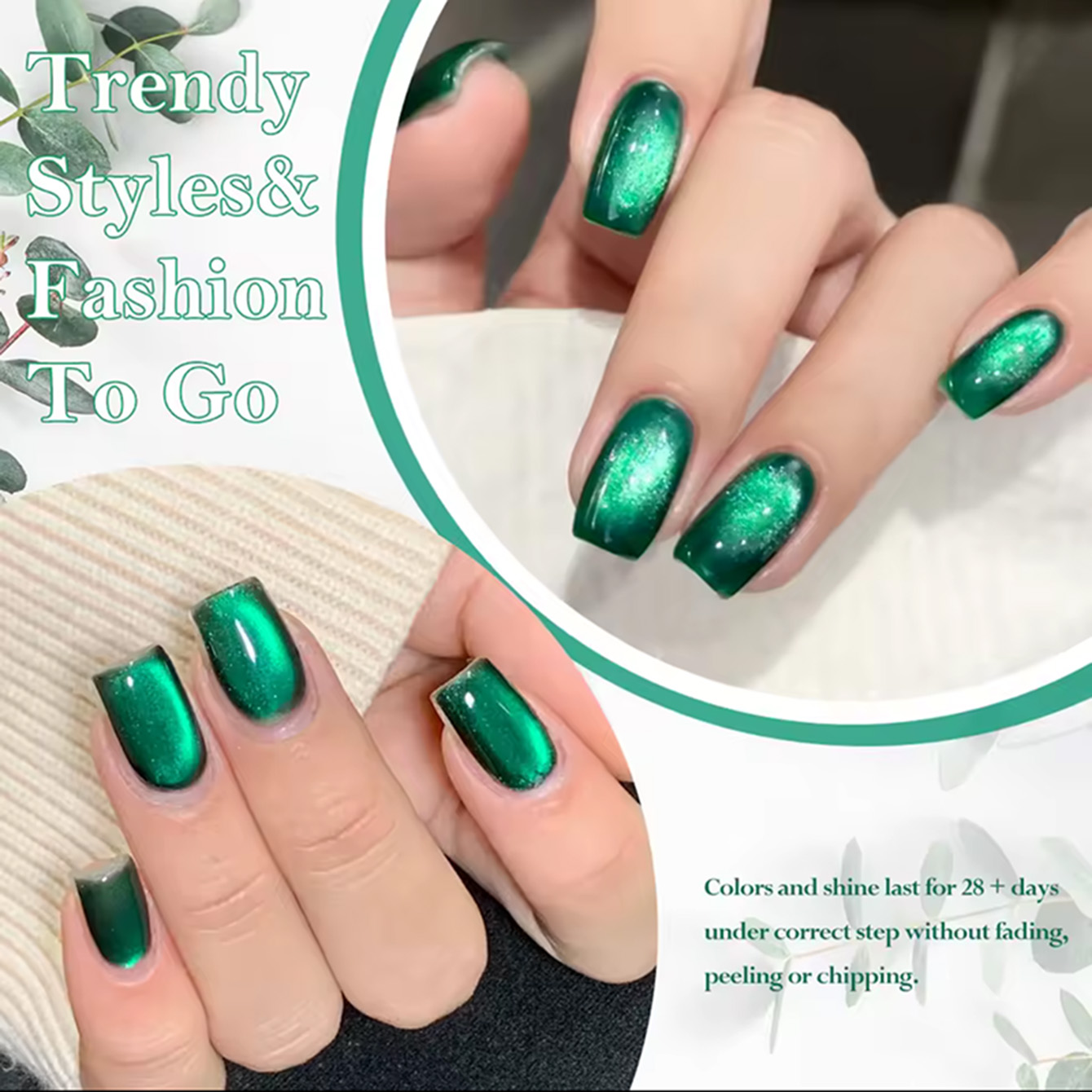 MAINEL 10ML 1Pcs High Saturati - Nail Art Emerald Green review and price