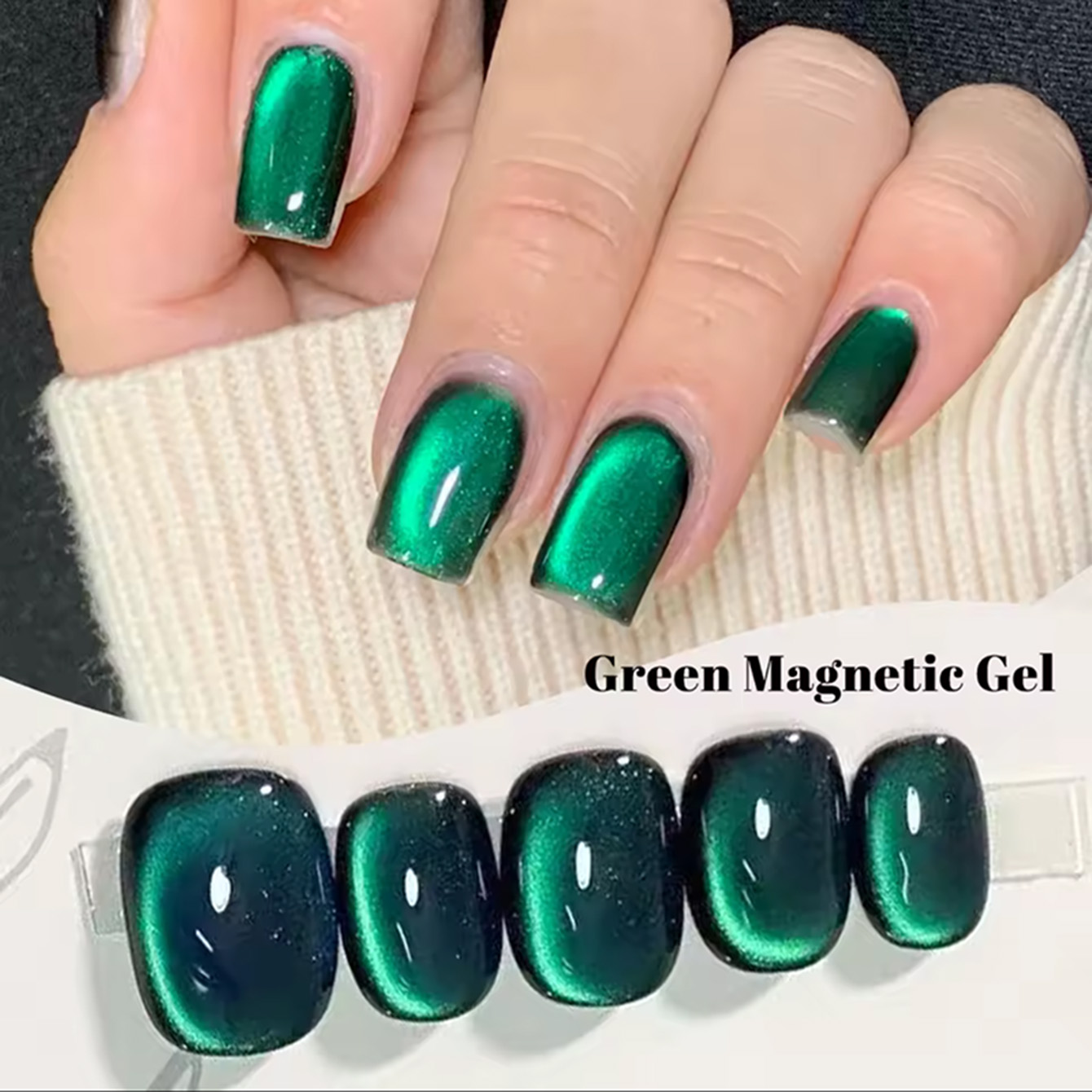 MAINEL 10ML 1Pcs High Saturati - Nail Art Emerald Green review and price
