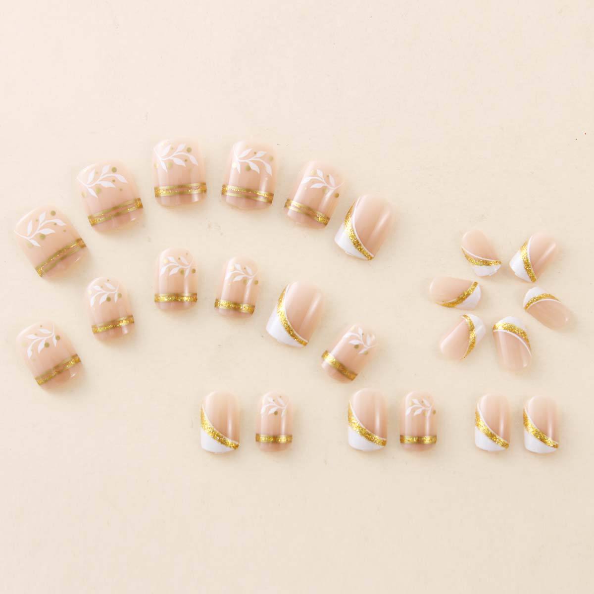 Short Medium fake nails for wo - Nail Art Glitter review and price