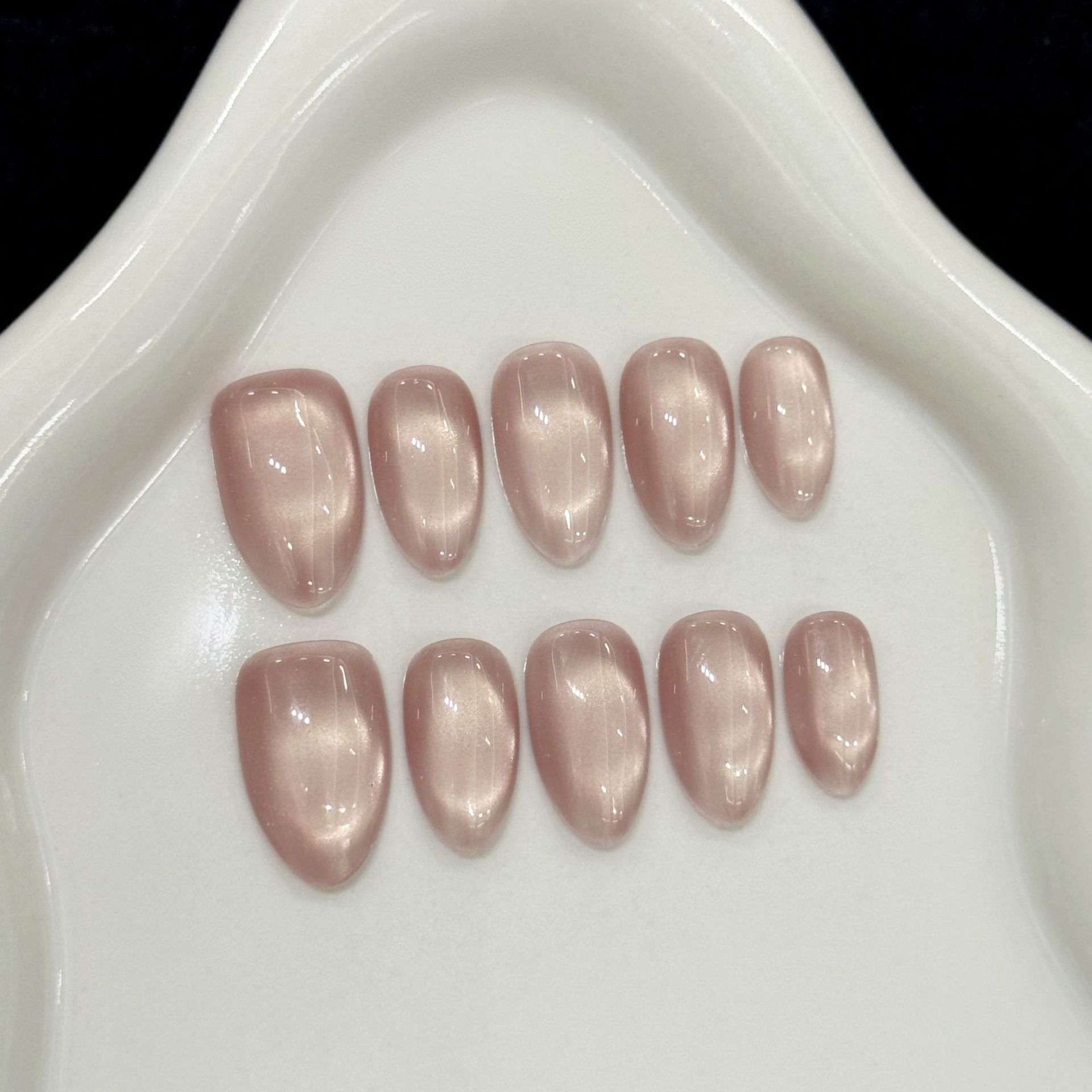 10pcs Handmade Press On Nails  - Nail Art Fake review and price