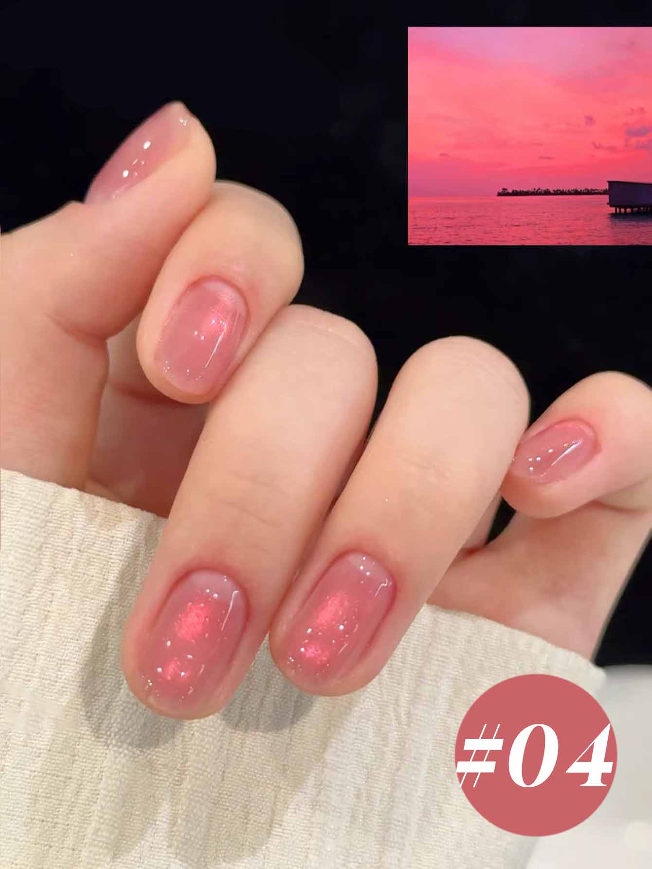 1/9Pcs 12ml Jelly Sheer Cat Ey - Nail Art Lilac review and price