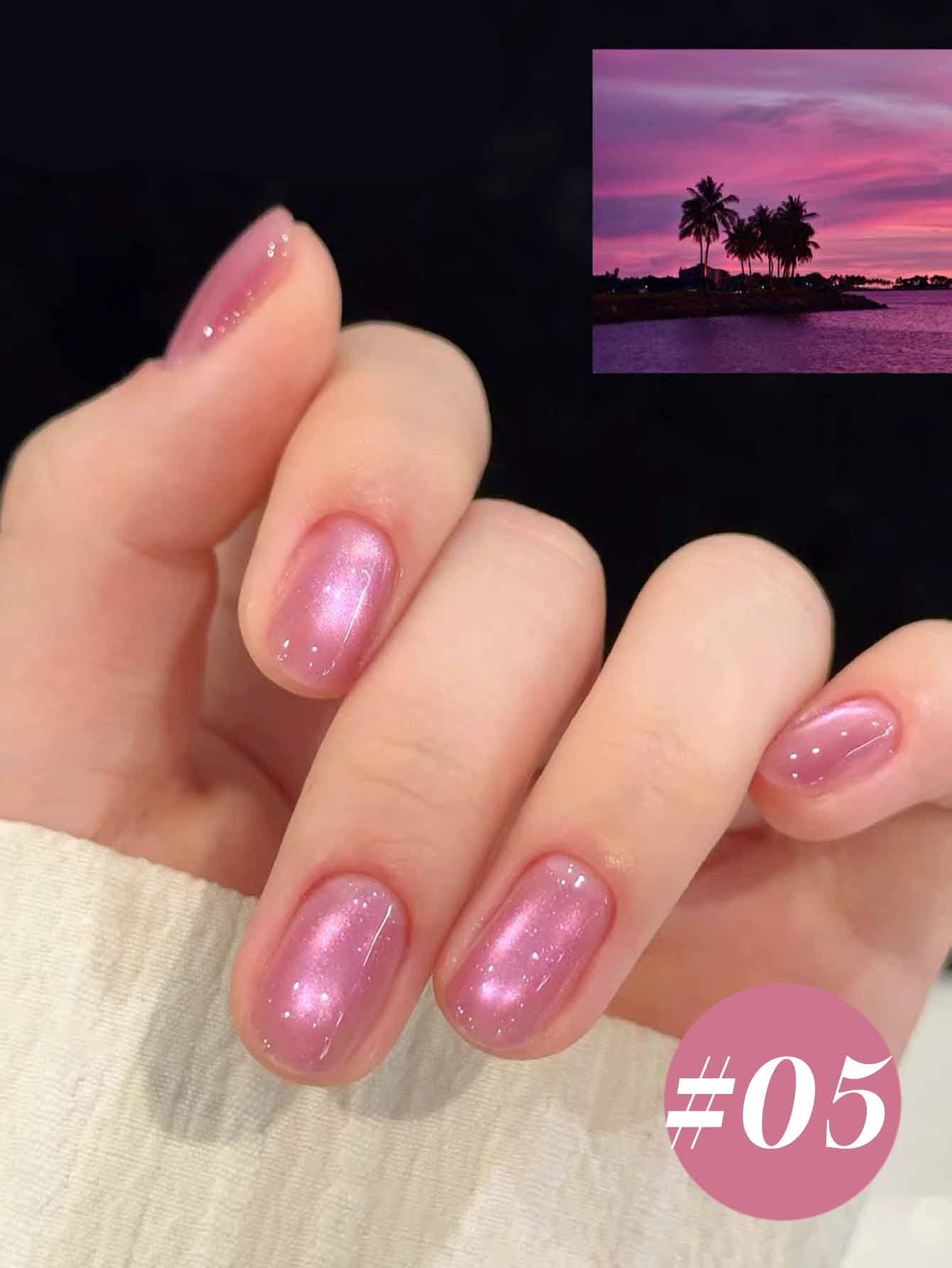 1/9Pcs 12ml Jelly Sheer Cat Ey - Nail Art Lilac review and price