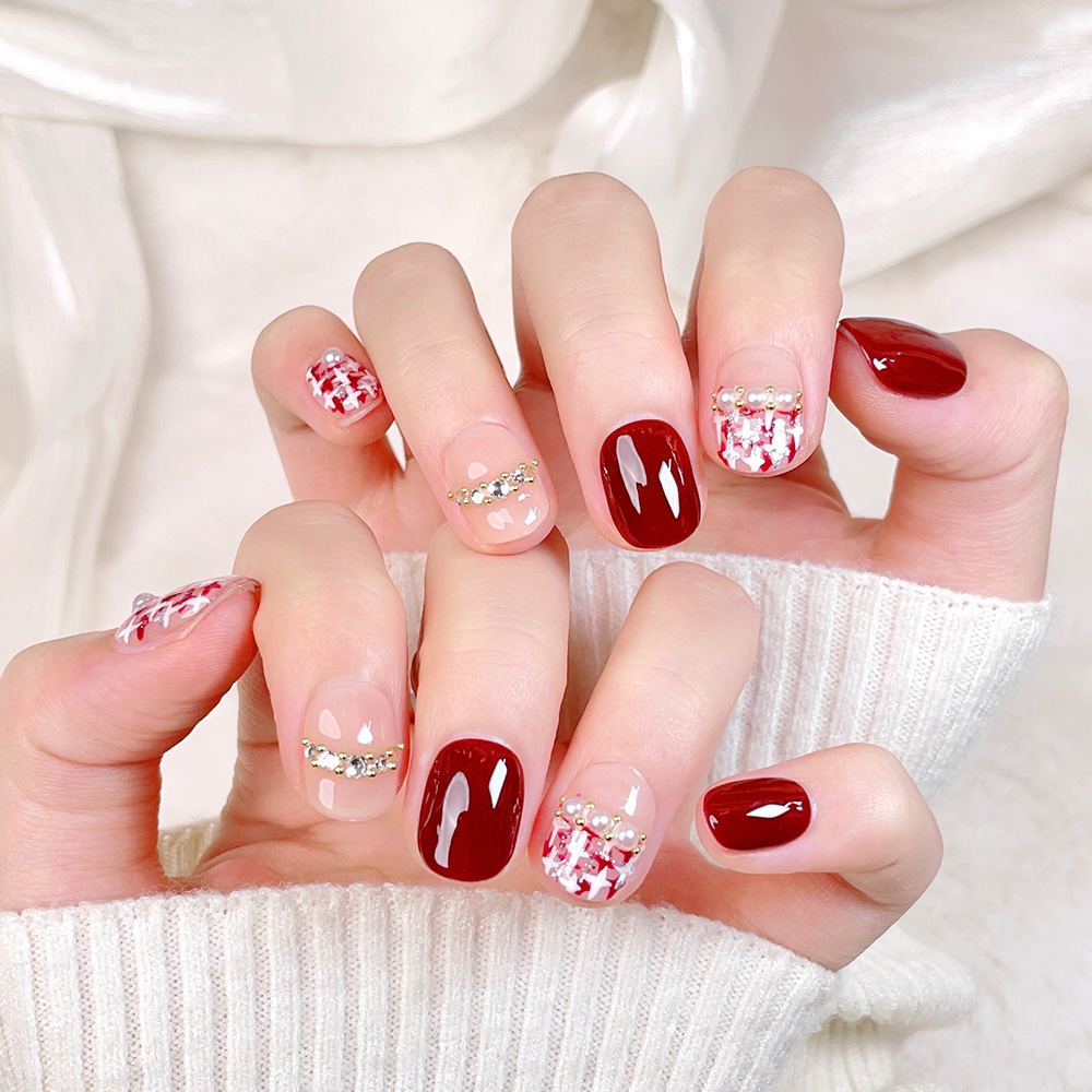 10pcs Short Square Round Handm - Nail Art Fake review and price