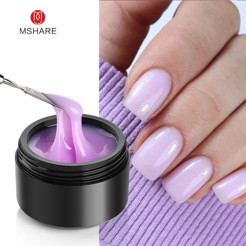 MSHARE Purple Lilac Builder Ex - Nail Art Lilac review and price