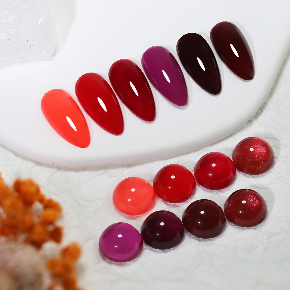 Clou Beaute Classic Red Gel Na - Nail Art Red Cherry review and price