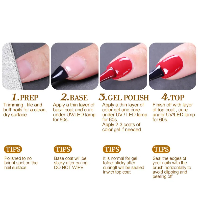 Clou Beaute Classic Red Gel Na - Nail Art Red Cherry review and price