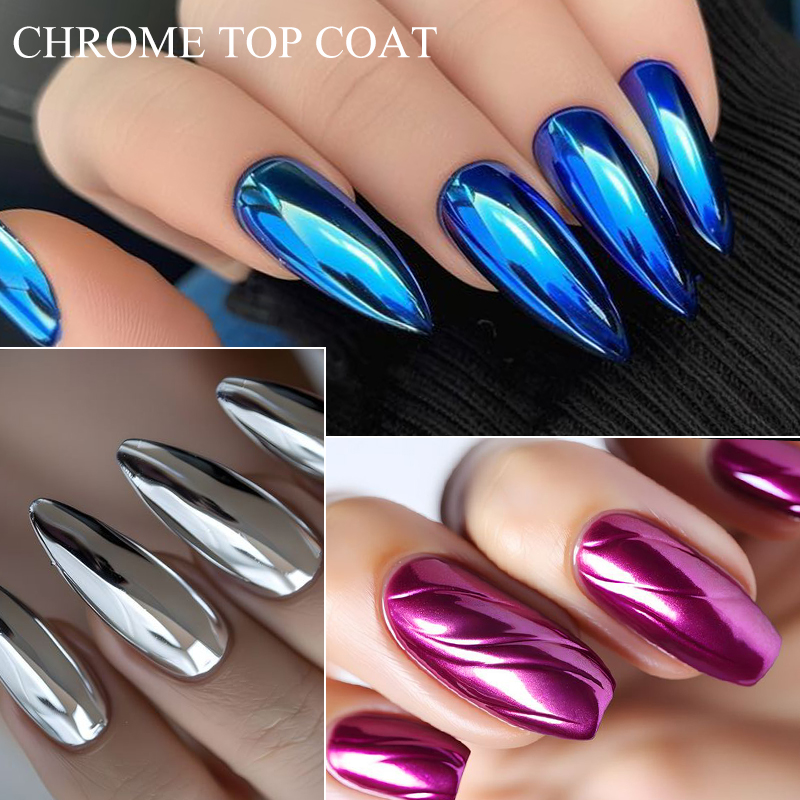 7ML Chrome Top Coat For Mirror - Nail Art Chrome review and price