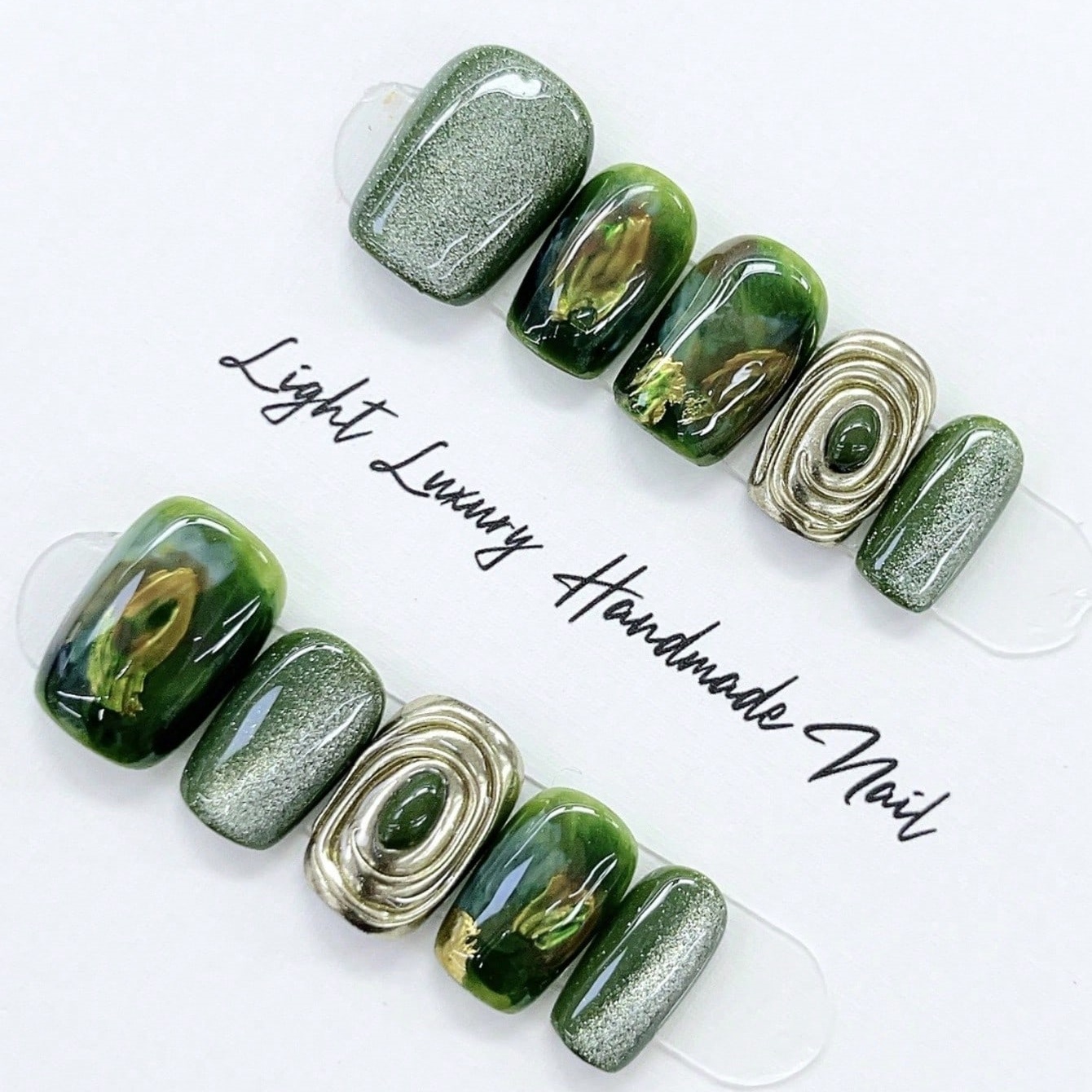 10pcs Pure Hand Pressed Short  - Nail Art Glitter review and price